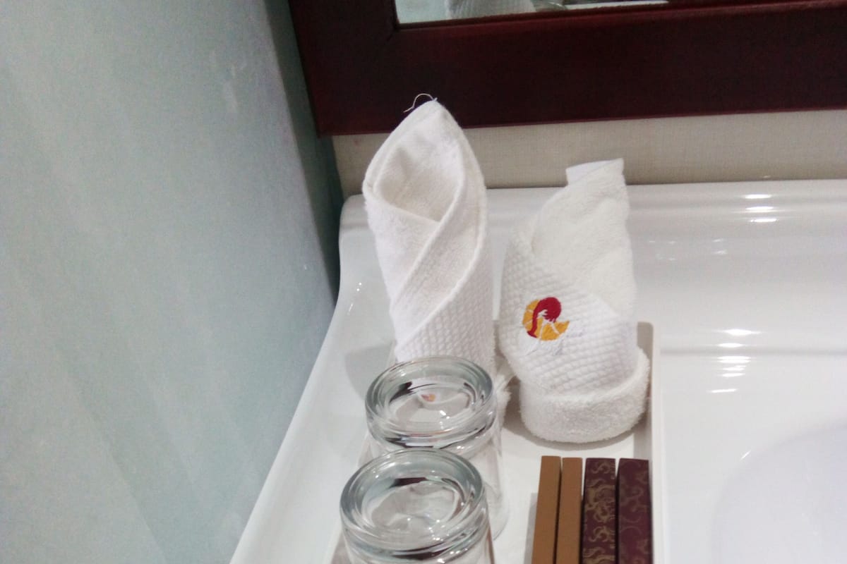 Douche, douche cascade, articles de toilette (gratuits)