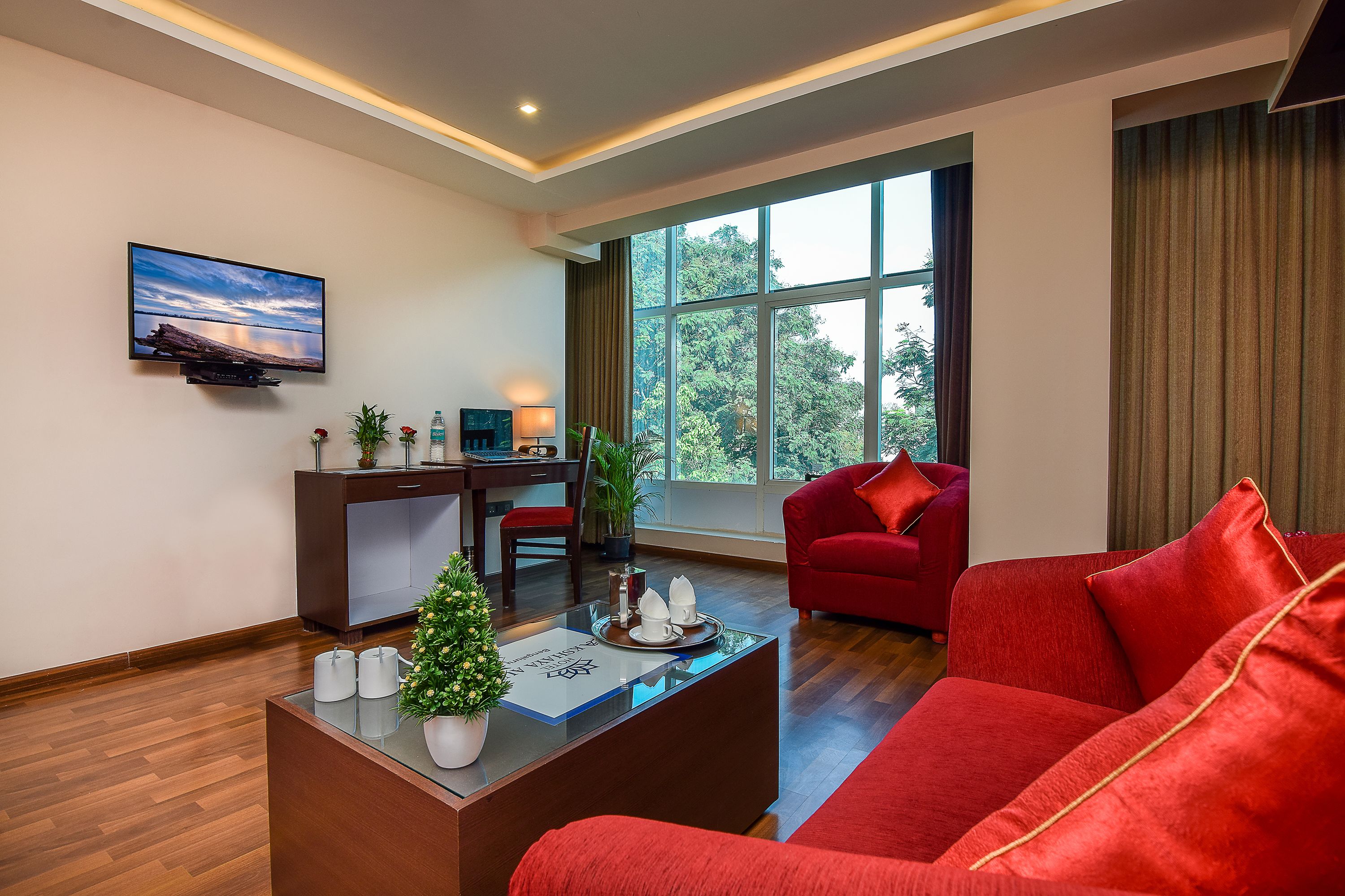 32-inch LED TV with cable channels, TV