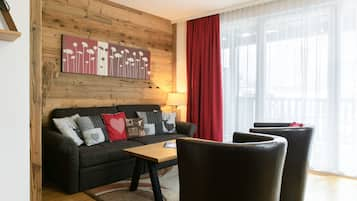 Apartment, 2 Schlafzimmer (Excl. 163 EUR cleaning fee) | Wohnbereich