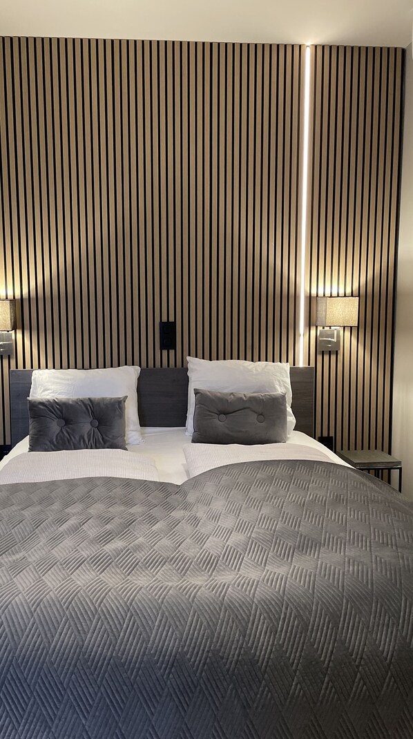 基本客房, 1 間臥室 | 筆電工作空間、隔音、免費無線上網、床單