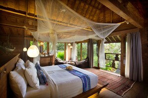 Villa, 1 chambre, vue jardin | Vue de la chambre