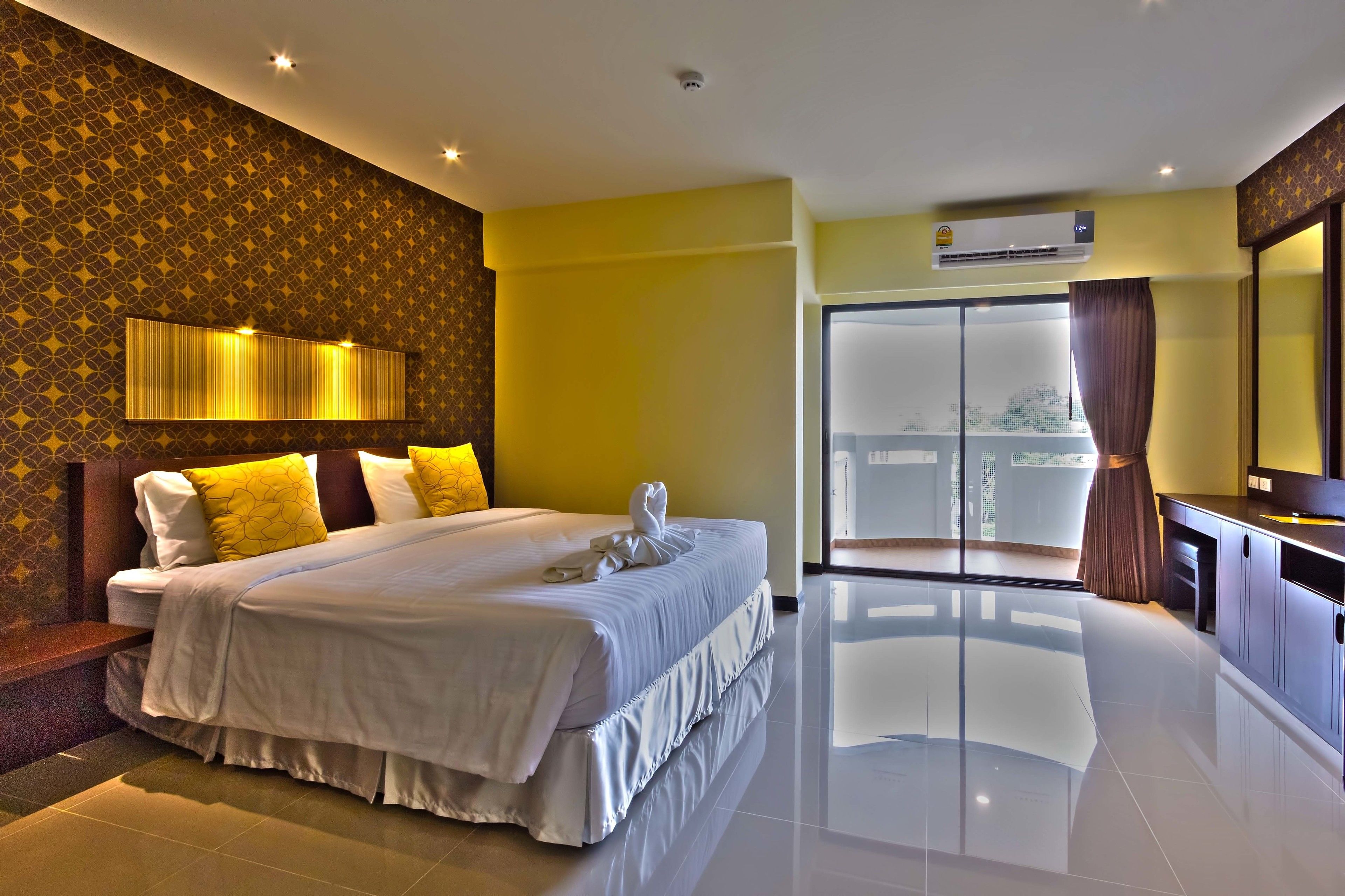 Deluxe Double or Twin Room | Peti besi dalam bilik, langsir/tirai gelap terus, Wi-fi percuma 