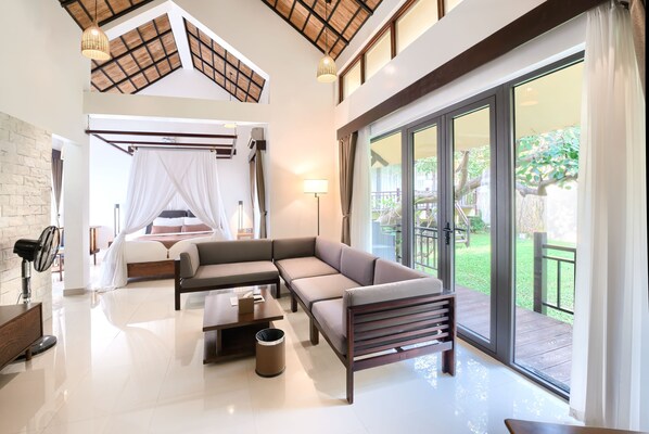 Villa Executive Garden View - Foot massage, Onsen Included | 1 bedroom, Select Comfort beds, minibar, in-room safe - The Blossom Resort Island Da Nang (Da Nang)
