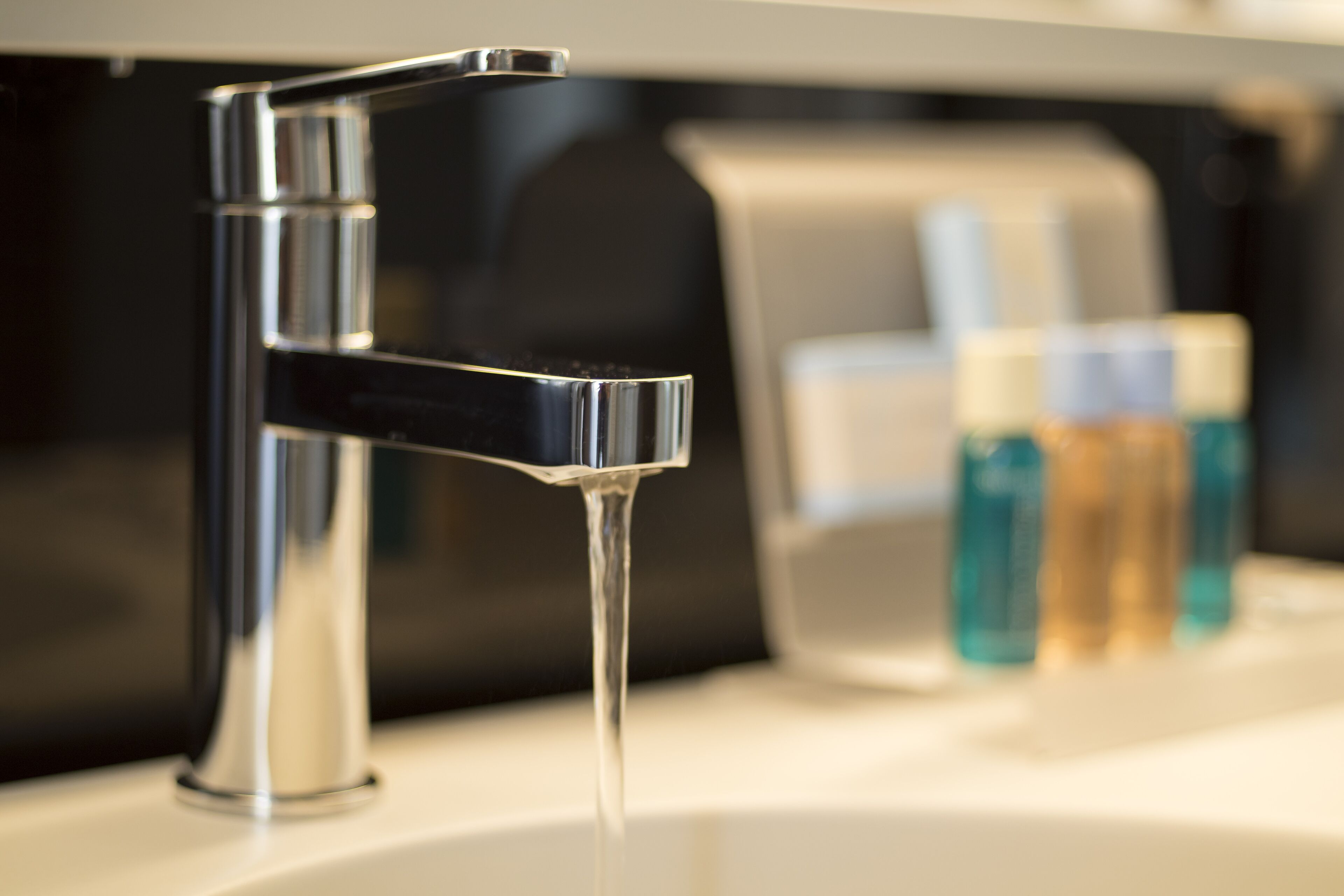 rainfall showerhead, free toiletries, hair dryer, bathrobes