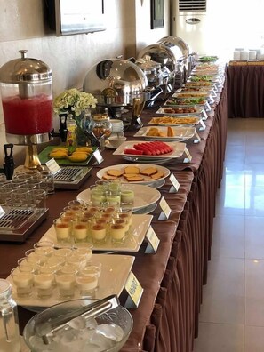 Frokostbuffé er inkludert hver dag