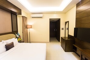 Executive-Doppelzimmer | Wohnzimmer | Flachbildfernseher