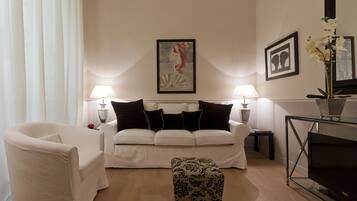 Svit Superior - 1 sovrum | Vardagsrum | Platt-tv