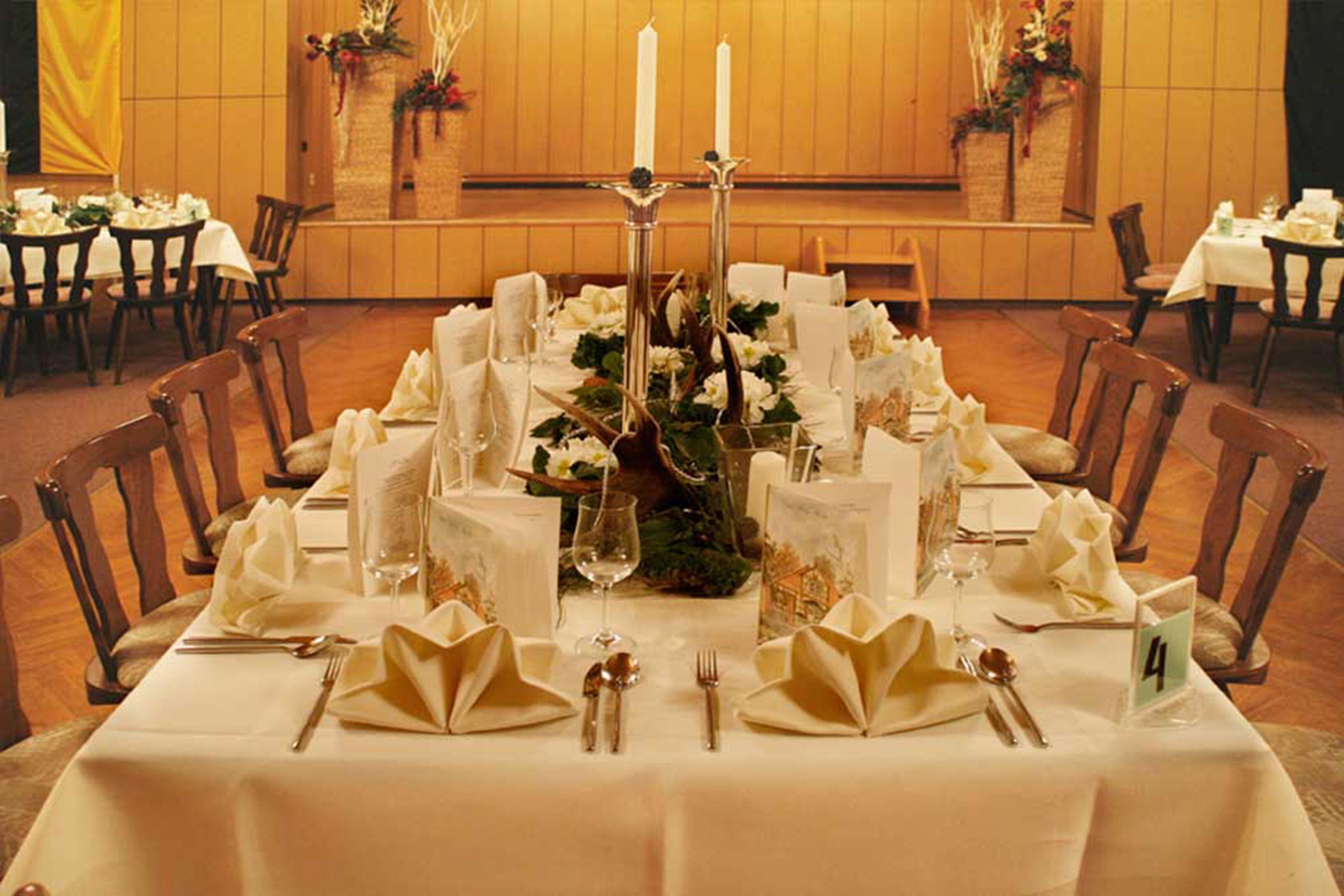 Mariage en salle