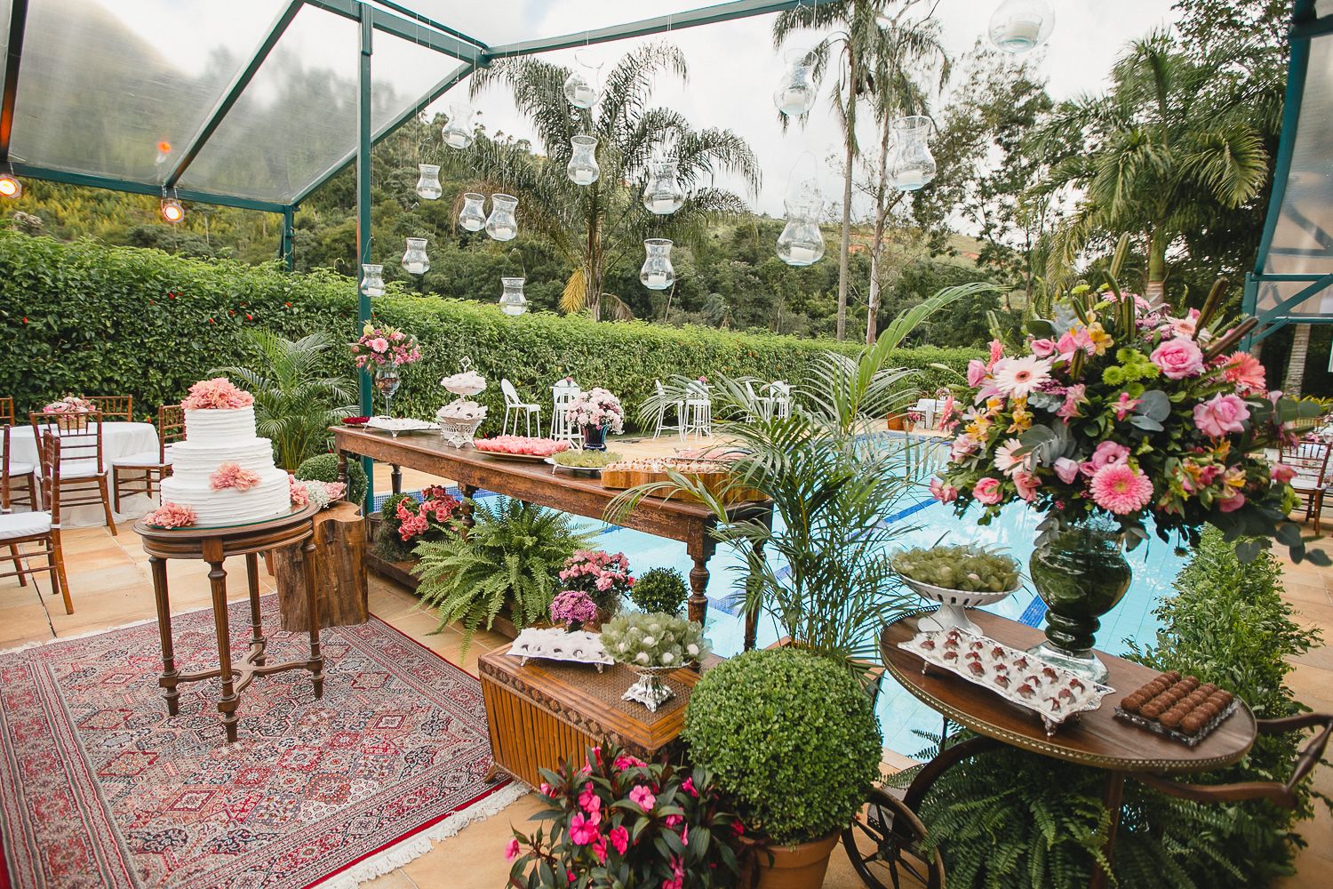 Área de bodas al aire libre