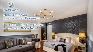 Quadruple Room | In-room safe, desk, soundproofing, iron/ironing board (on request) - Domus Ludovisi Daplace Collection (Rome)