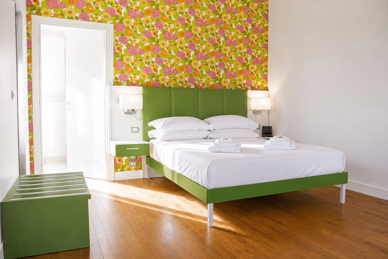 Familien-Suite, 2 Schlafzimmer, Balkon (Cinciallegra) | Hochwertige Bettwaren, Daunenbettdecken, Pillowtop-Betten, Minibar