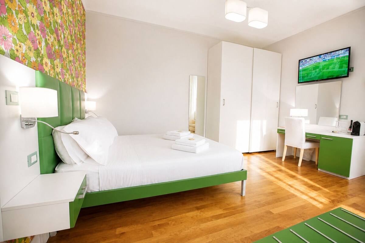 Family Suite, 2 Bedrooms, Balcony (Cinciallegra) | Premium bedding, down comforters, pillowtop beds, minibar