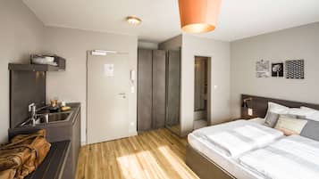 Apartamento, 1 cama doble, no fumadores, cocina básica | Escritorio y espacio para trabajar con un portátil