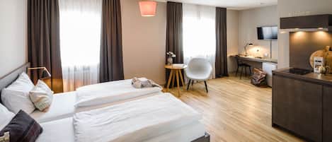 Desk, laptop workspace, soundproofing, iron/ironing board