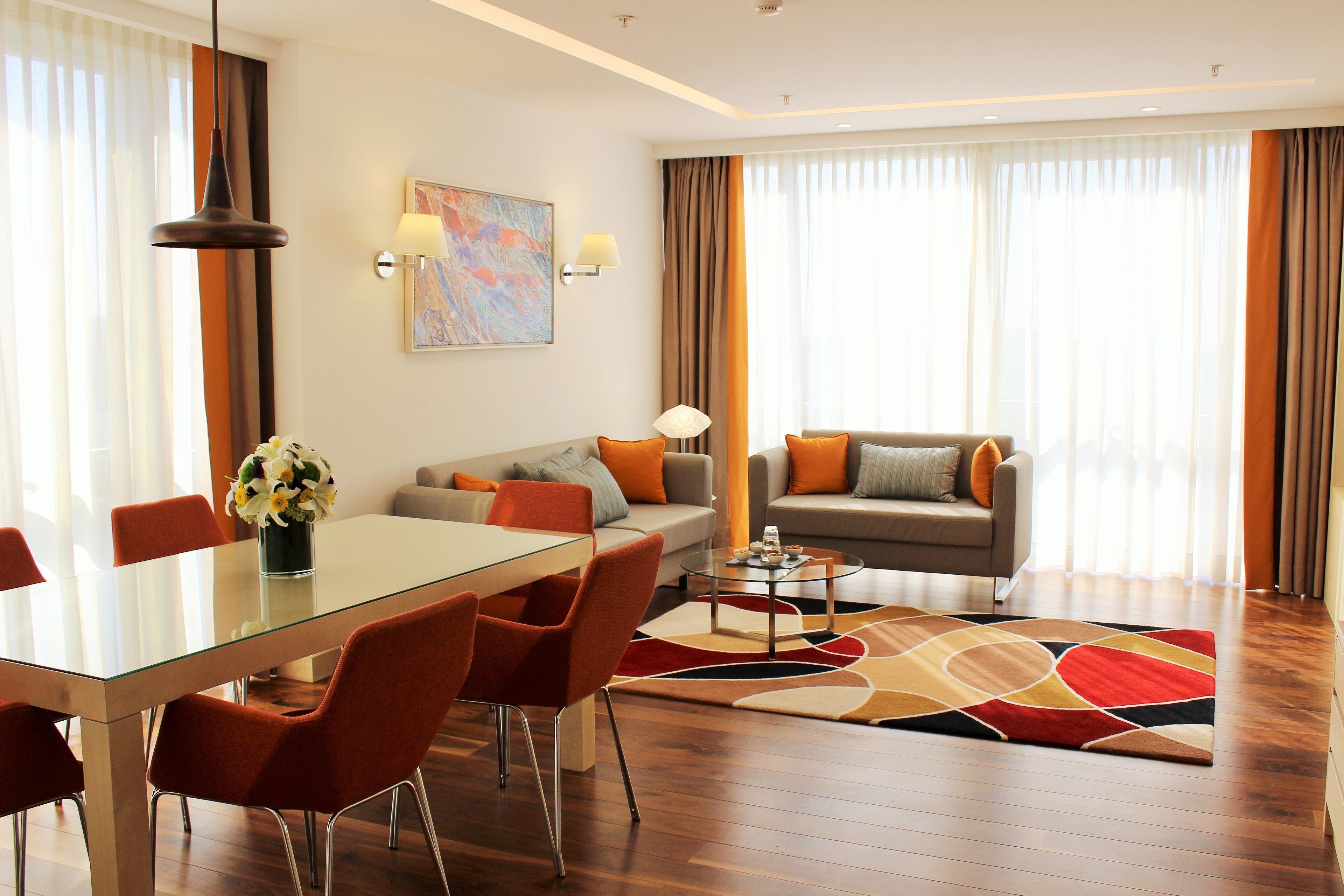 Suite, 2 Schlafzimmer | Wohnzimmer