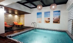Habitació doble, vistes a la piscina | Terrassa o pati