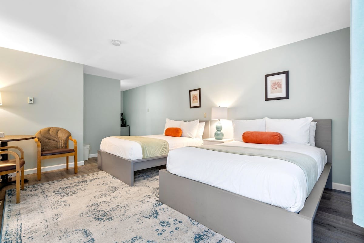 Premium bedding, individually decorated, individually furnished