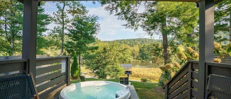 Cabin, Hot Tub, River View | Room amenity