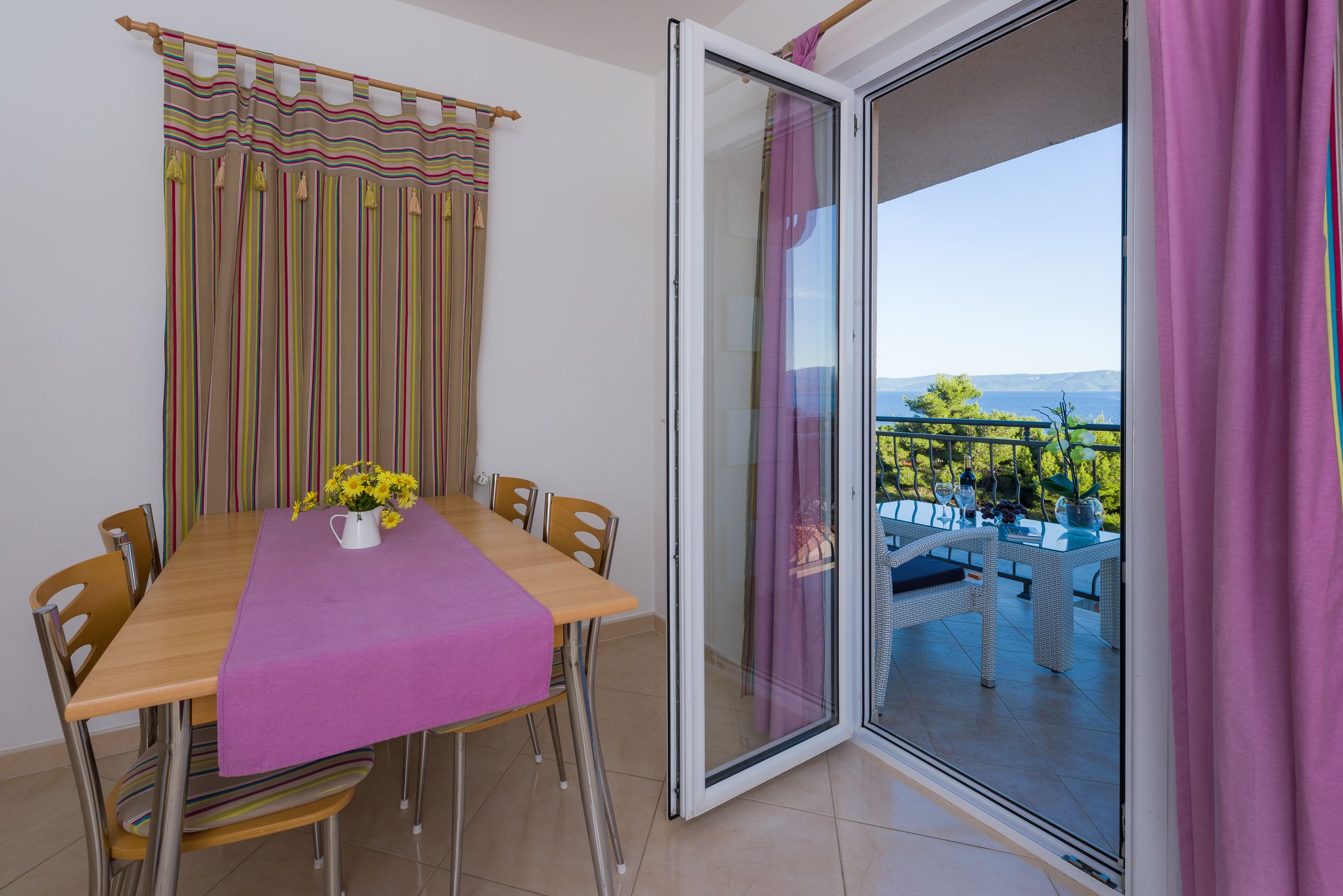 Leilighet, 1 soverom, balkong, sjøutsikt (br. 7) | Utsikt fra rommet