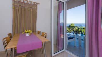 Leilighet, 1 soverom, balkong, sjøutsikt (br. 7) | Utsikt fra rommet