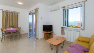 Apartment, 1 Schlafzimmer, Balkon, Meerblick (br. 7) | Wohnbereich