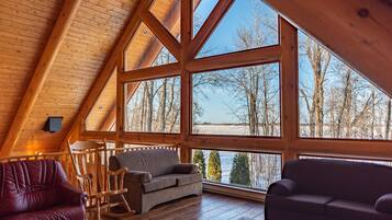 Chalet, 5 Bedrooms | Living area | Flat-screen TV