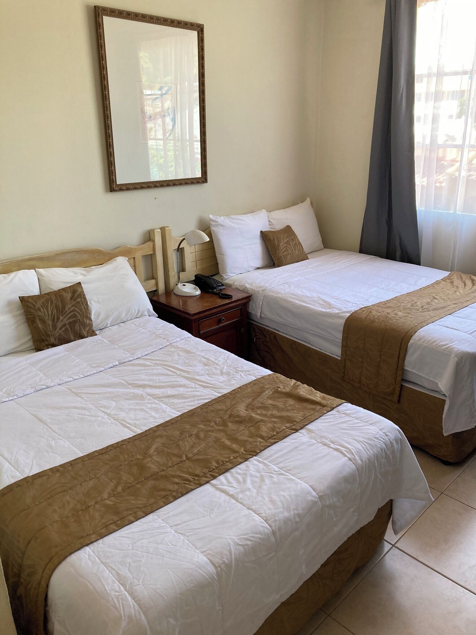 Standard Double Room, Multiple Beds | In-room safe, free WiFi