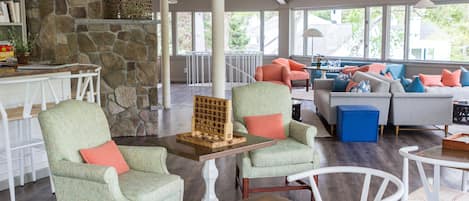 Lobby sitting area