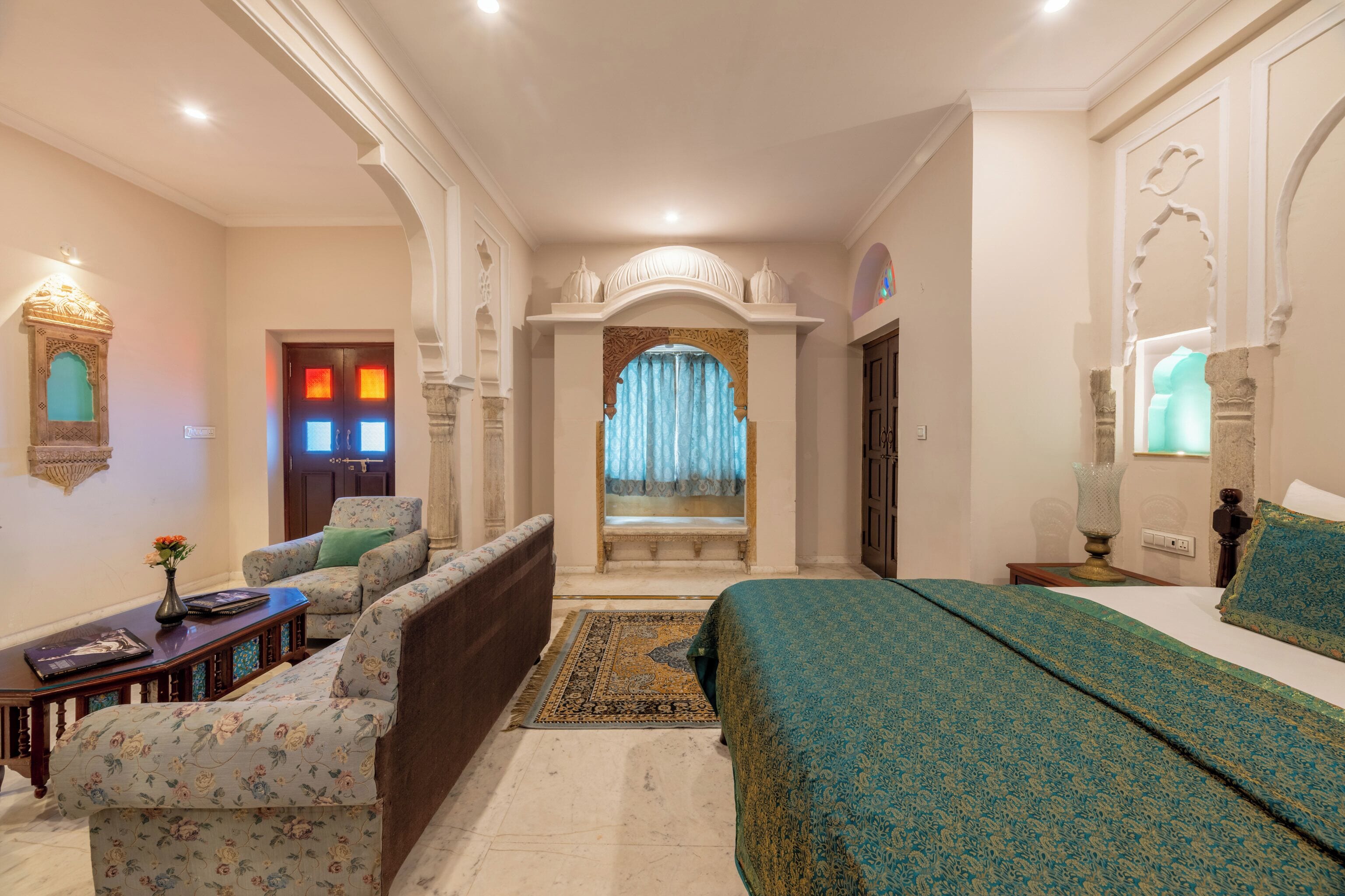 Rajputana Suite Room | Egyptian cotton sheets, premium bedding, desk, free WiFi