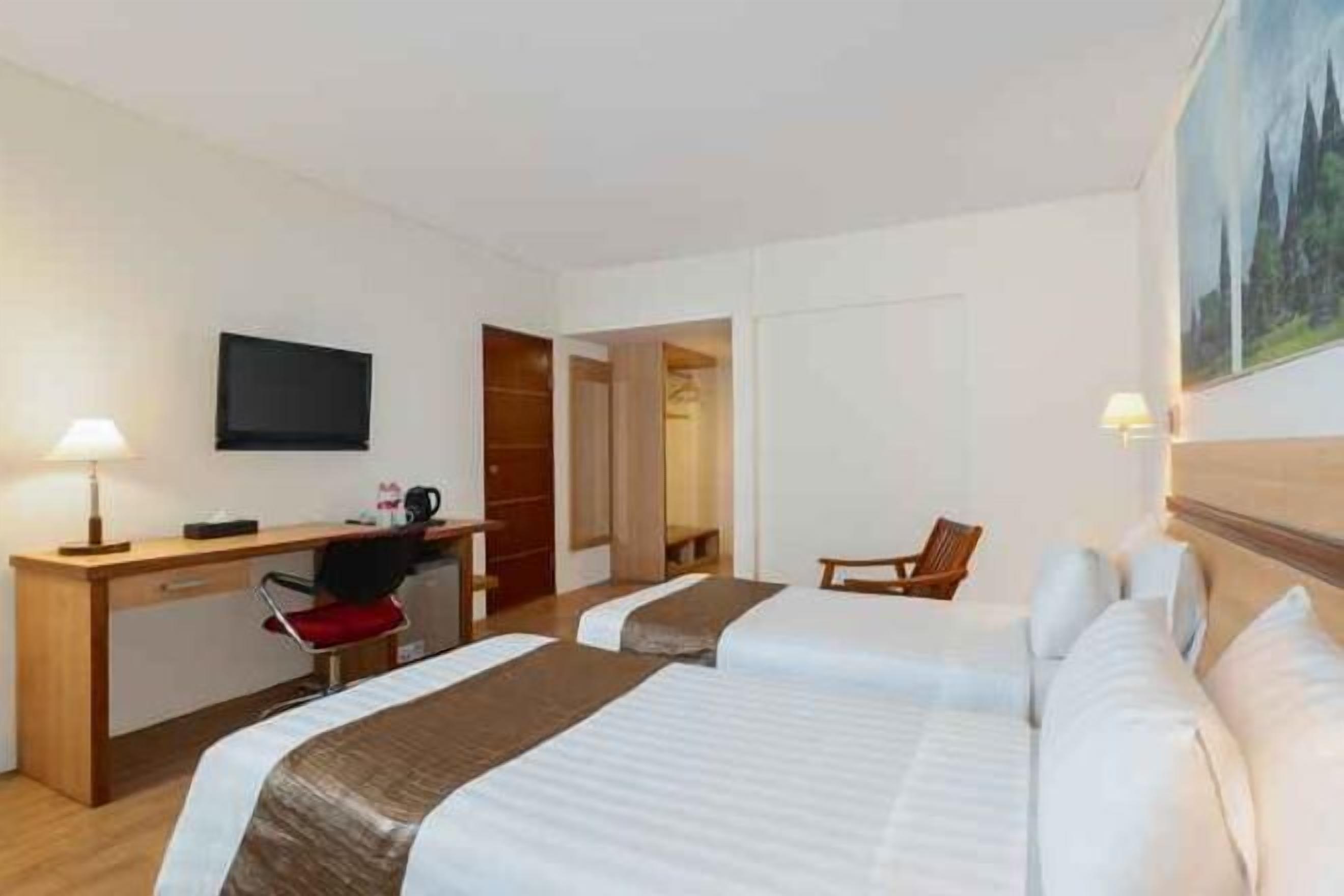 Biancheria da letto di alta qualità, una cassaforte in camera