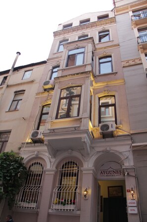 Façade de l’hébergement