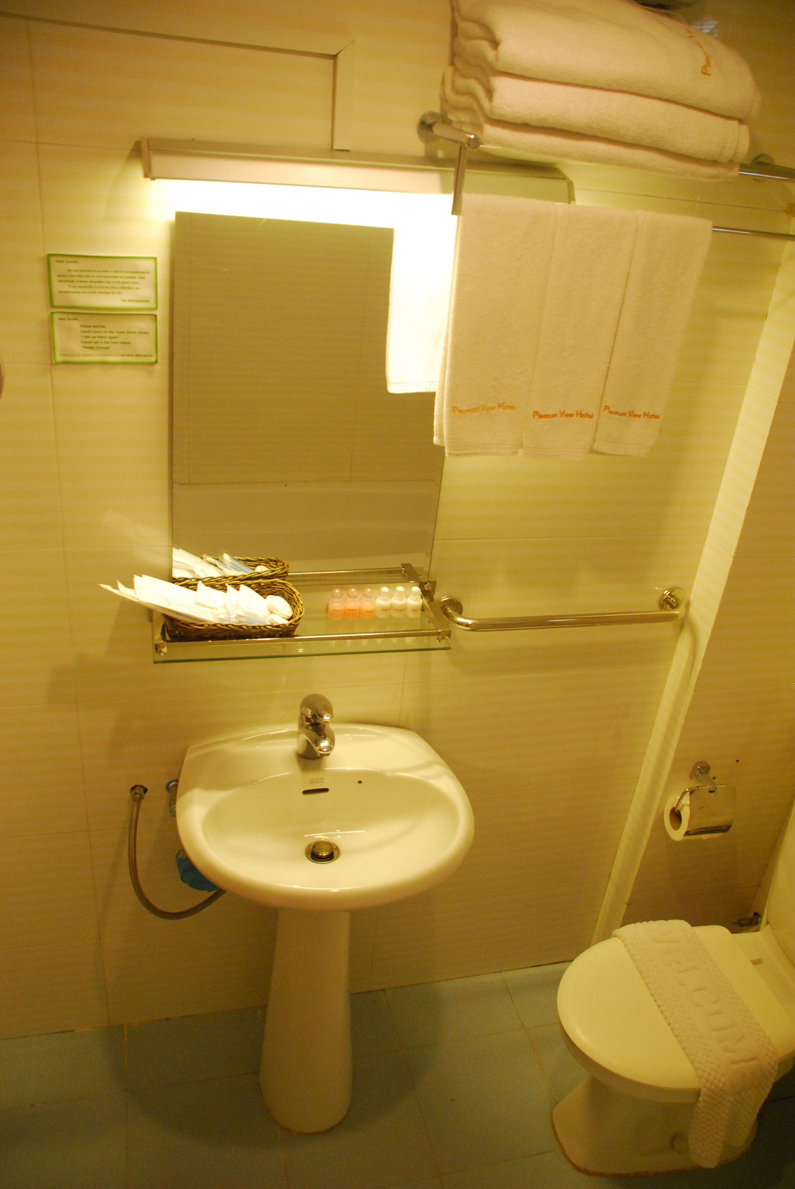 superior room | bathroom | shower, free toiletries, hair dryer, slippers