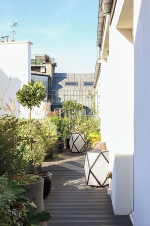 Suite, Balcony | Terrace/patio - Les Bains Paris (Paris)