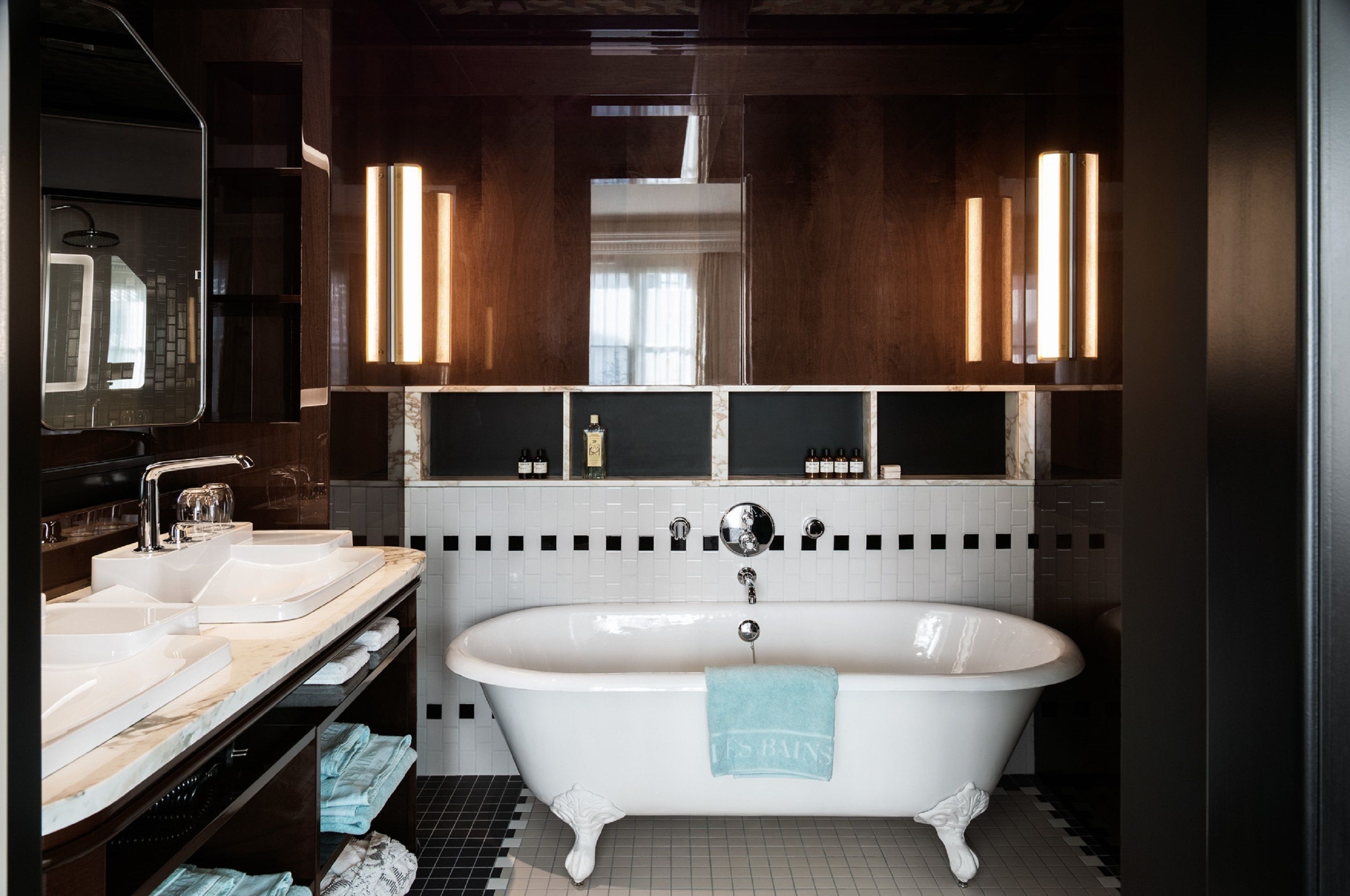 free toiletries, hair dryer, towels