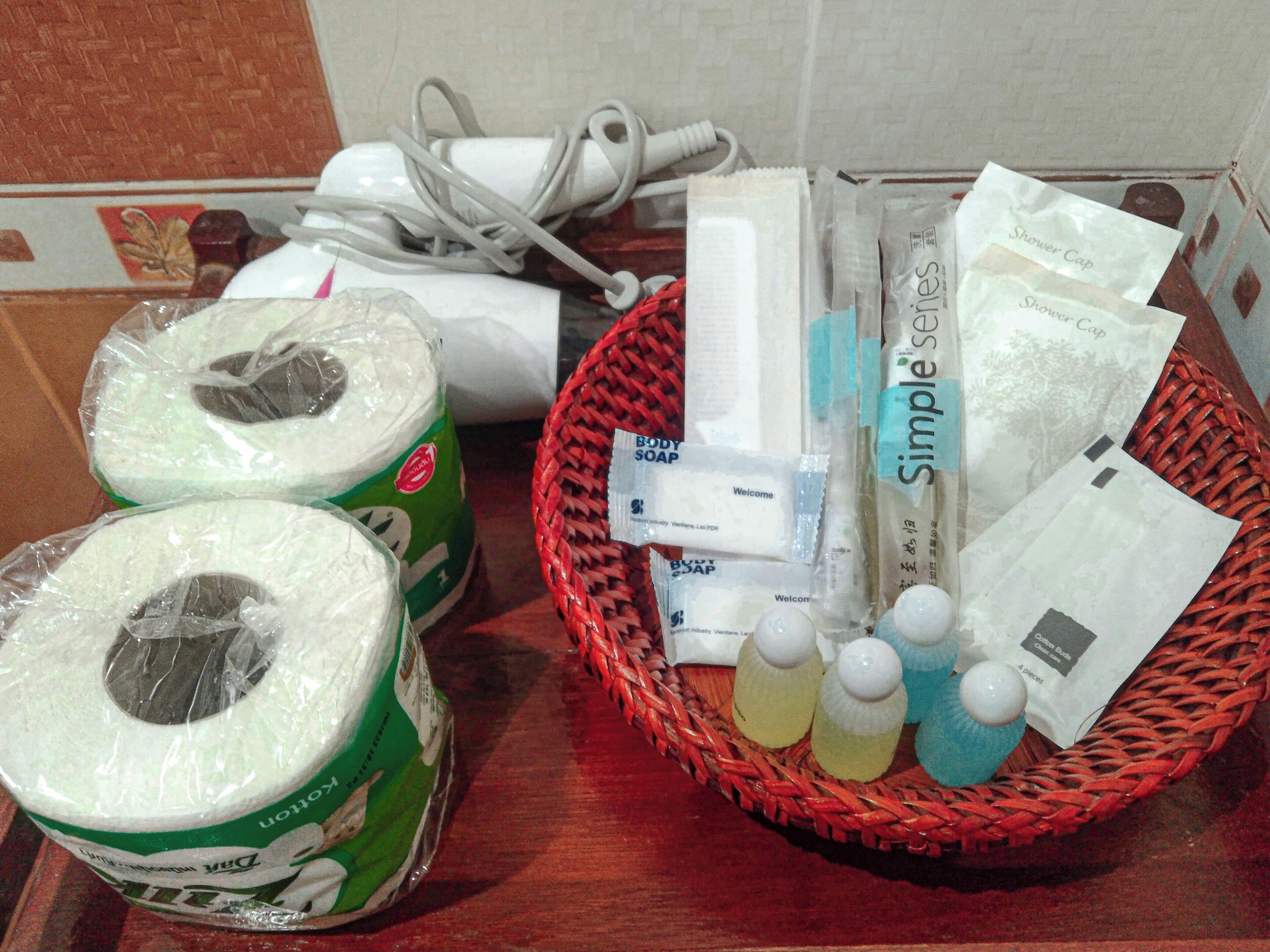 shower, free toiletries, hair dryer, bathrobes