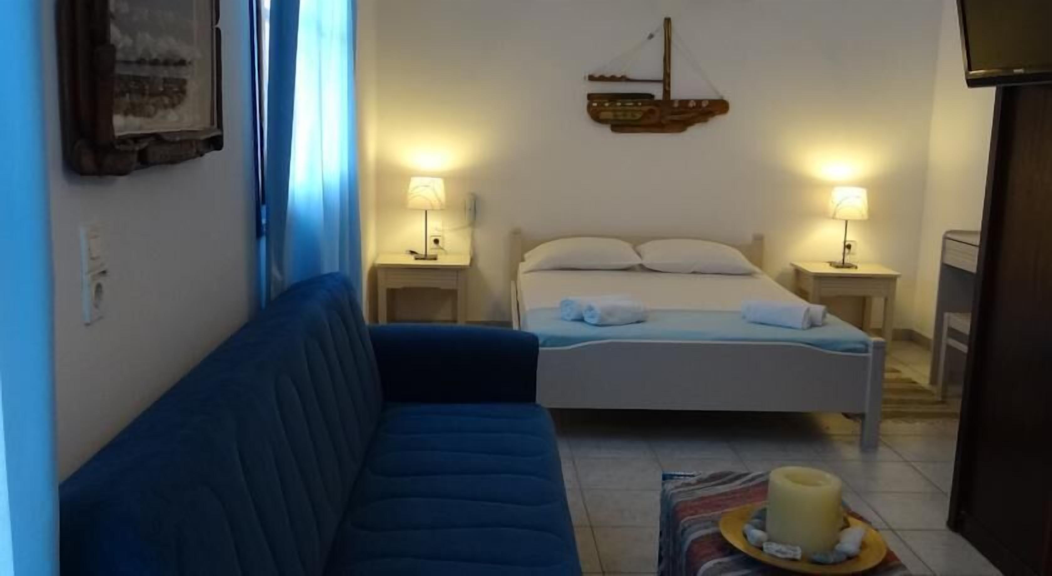 Studio, uitzicht op zee | Een kluis op de kamer, geluiddichte muren, gratis wifi, beddengoed