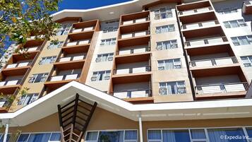 Façana frontal de l'allotjament