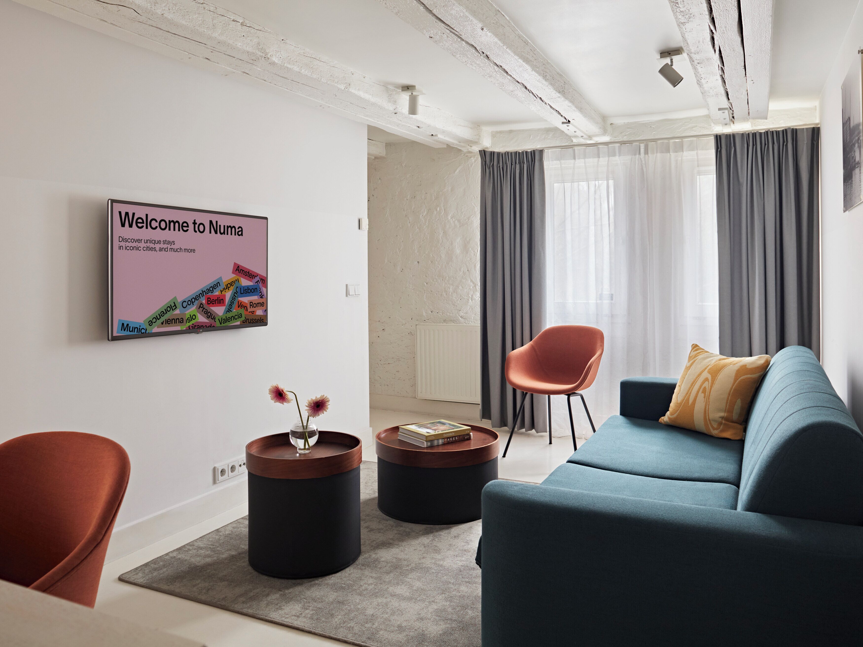 1 Bedroom Apartment with Sofa Bed | Living area | 32-inch flat-screen TV with cable channels, TV