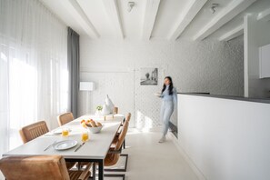 Family Apartment, 2 Bedrooms (Canal Side) | Living area