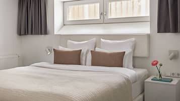Premium bedding, individually decorated, individually furnished