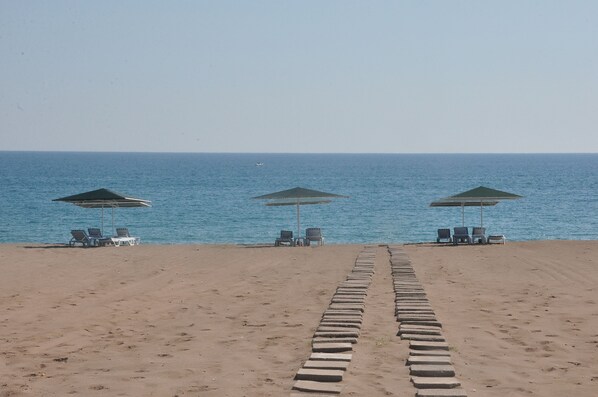 En la playa 