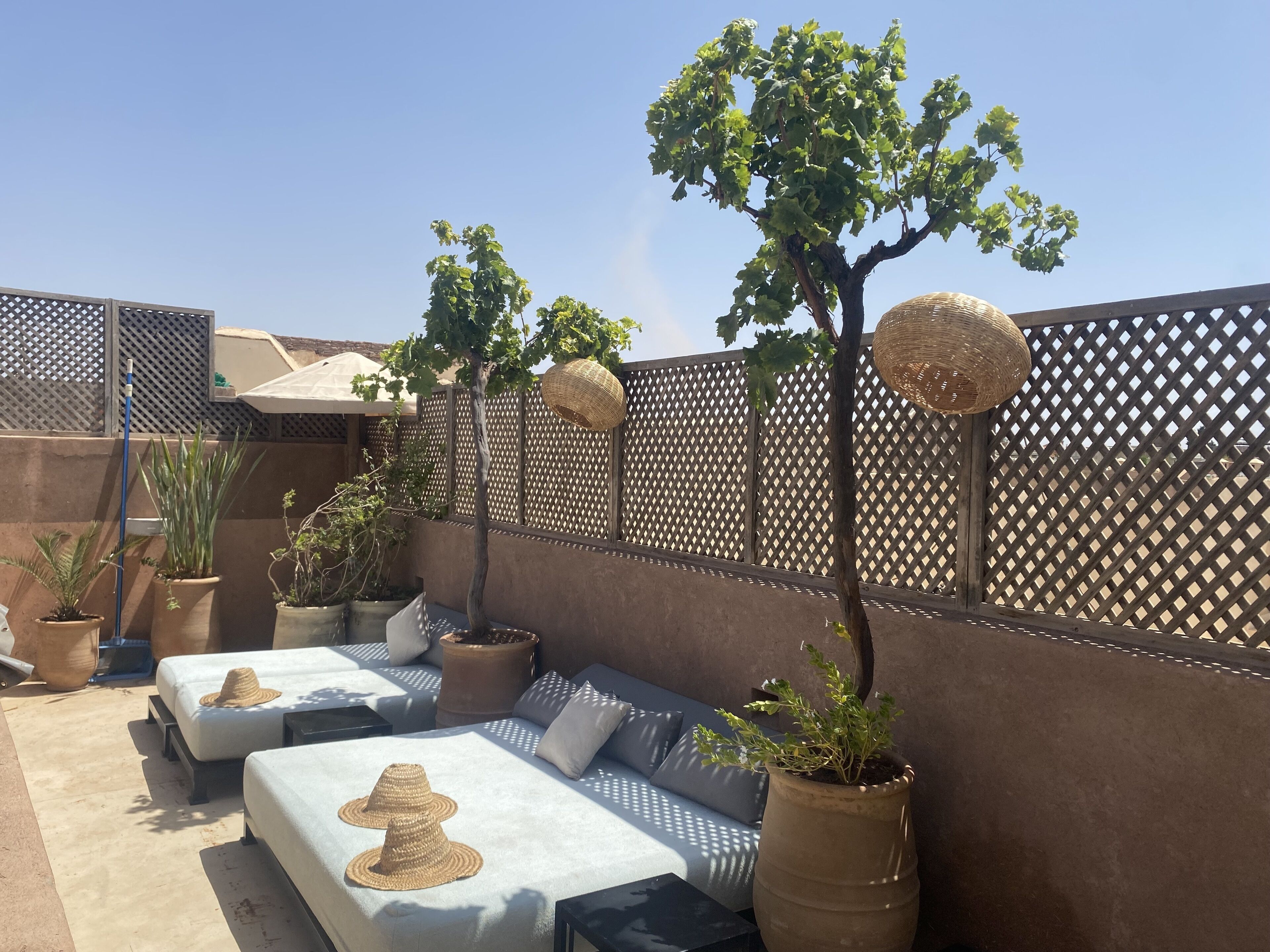 Terrasse sur le toit