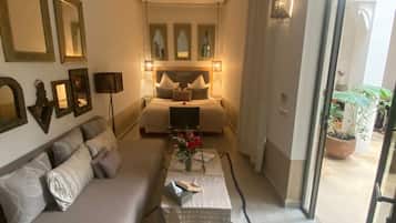 Design Double Room, 1 Bedroom (Toubkal) | Egyptian cotton sheets, premium bedding, pillow-top beds, in-room safe