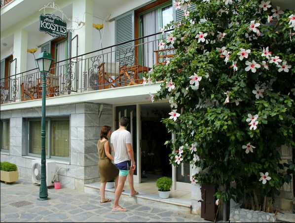 Façade de l’hébergement