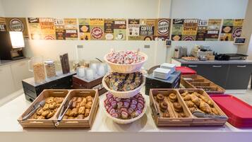 Daily buffet breakfast (EUR 12.90 per person)