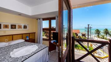 Frigobar, cofres nos quartos, Wi-Fi de cortesia, roupa de cama