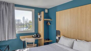 Superior Double Room | Premium bedding, desk, soundproofing, free WiFi