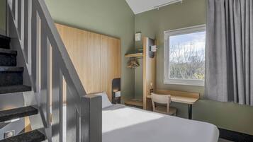 Literie de qualité supérieure, bureau, chambres insonorisées