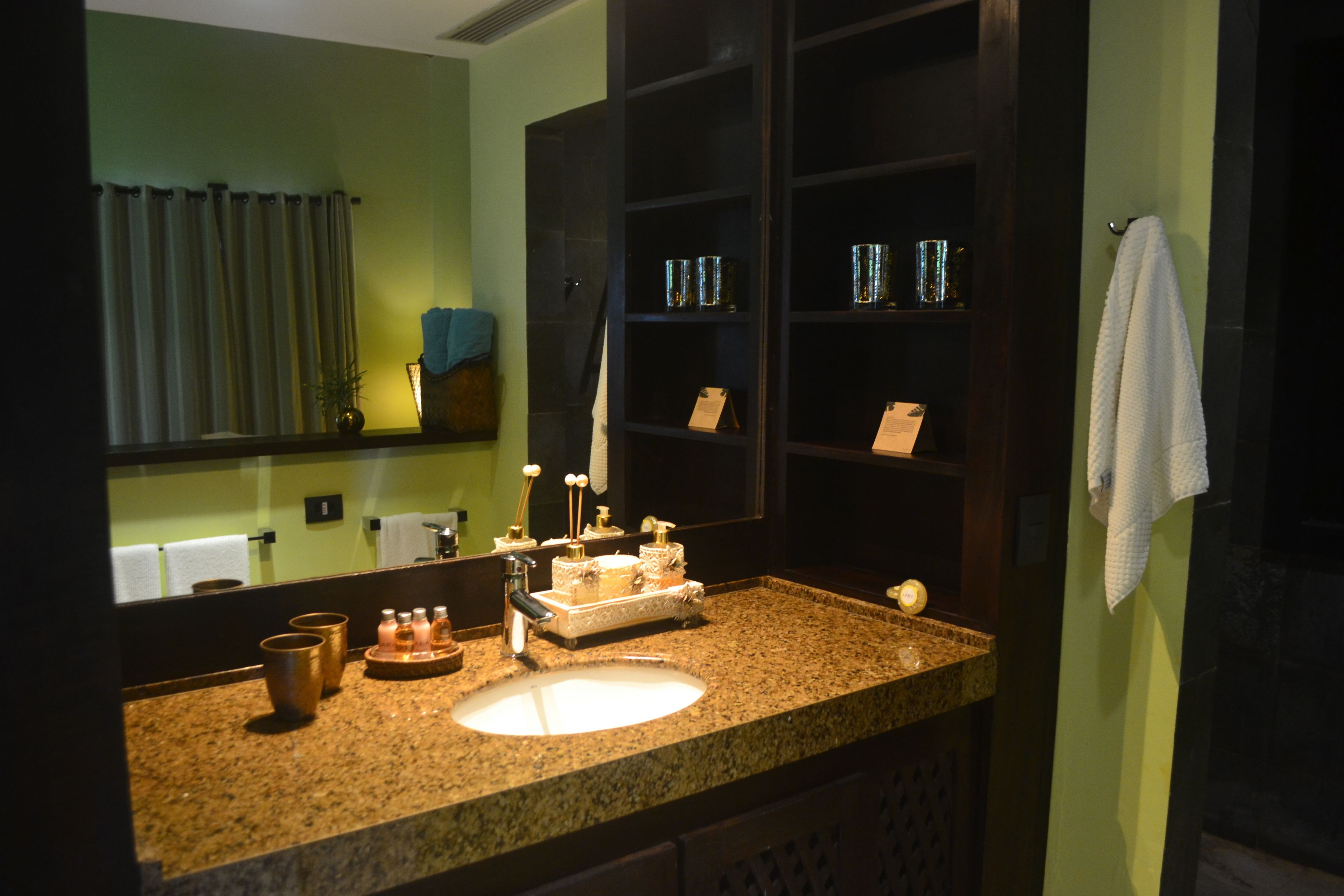 royal suite | bathroom | designer toiletries, hair dryer, towels, soap