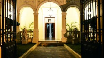 Front of property - evening/night